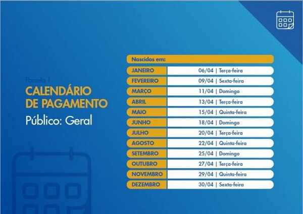 Calendário CAD UNICO- site e app